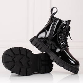 Cizme fete, izolate Shelovet negru 1