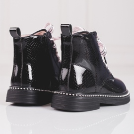 Cizme elegante pentru fete Shelovet negre negru 1