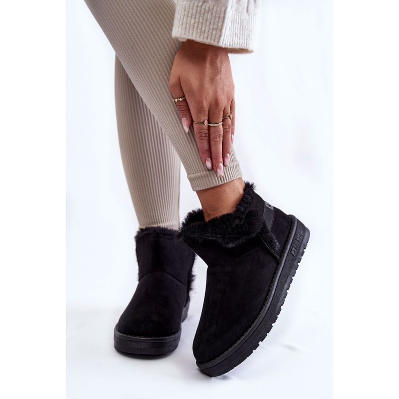 Cizme de zăpadă negre de damă Big Star KK274622 negru 1