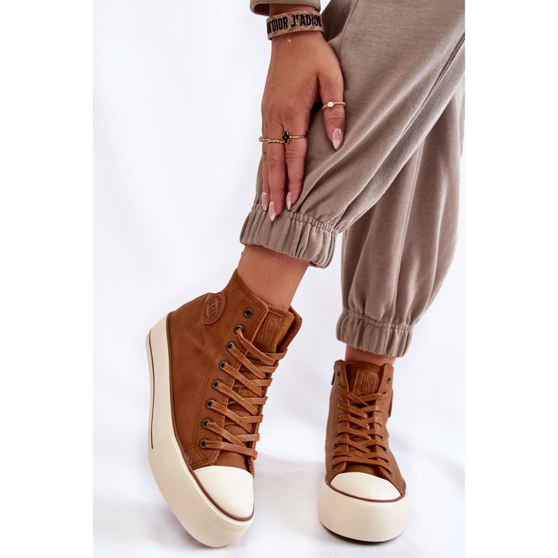 Pantofi de damă cu izolație înaltă Big Star KK274171 maro 1