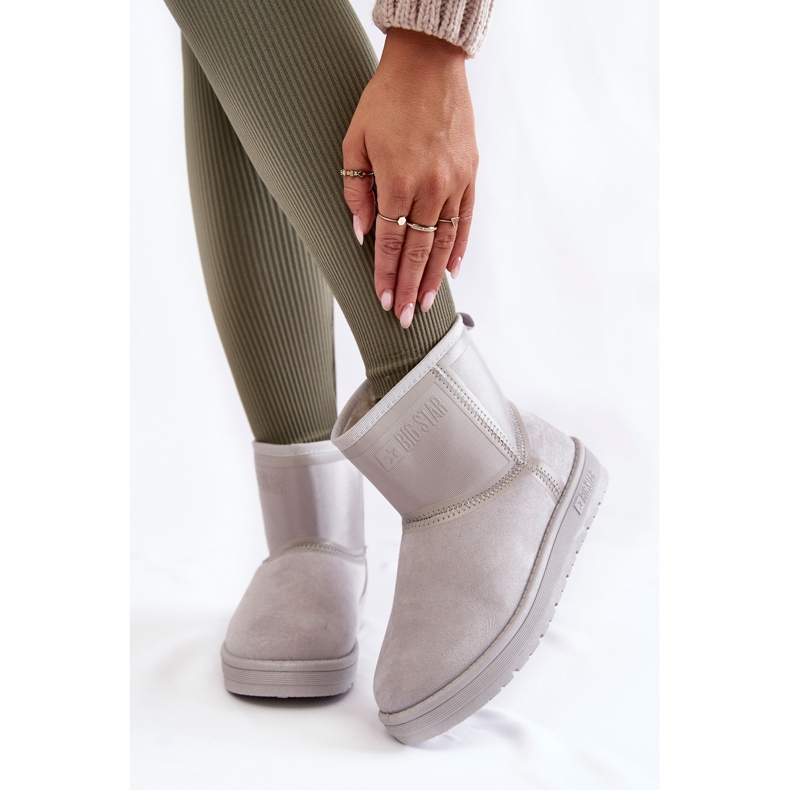 Cizme de zăpadă pentru damă Big Star KK274613 Gri 1