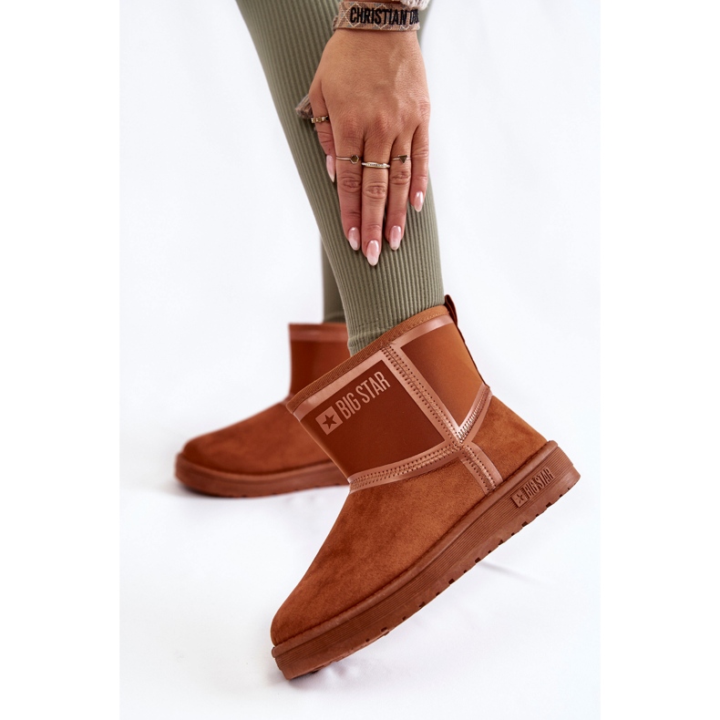 Cizme de zăpadă pentru damă Big Star KK274612 maro 2