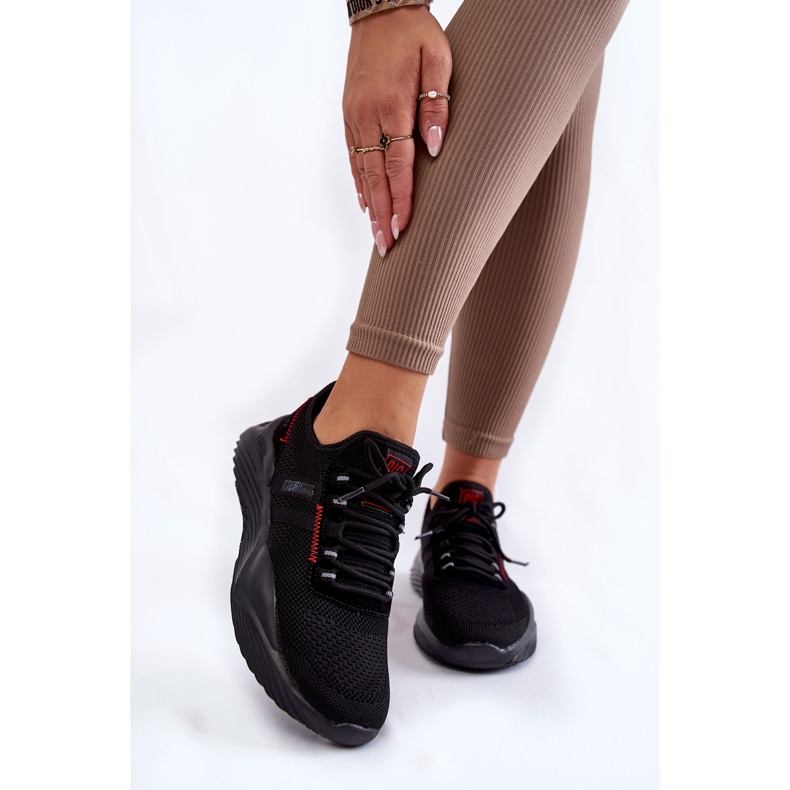 Pantofi de damă cu sistem de spumă cu memorie Big Star KK274345 Negri negru 1 Pantofi de damă cu sistem de spumă cu memorie Big Star KK274345 Negri negru 1