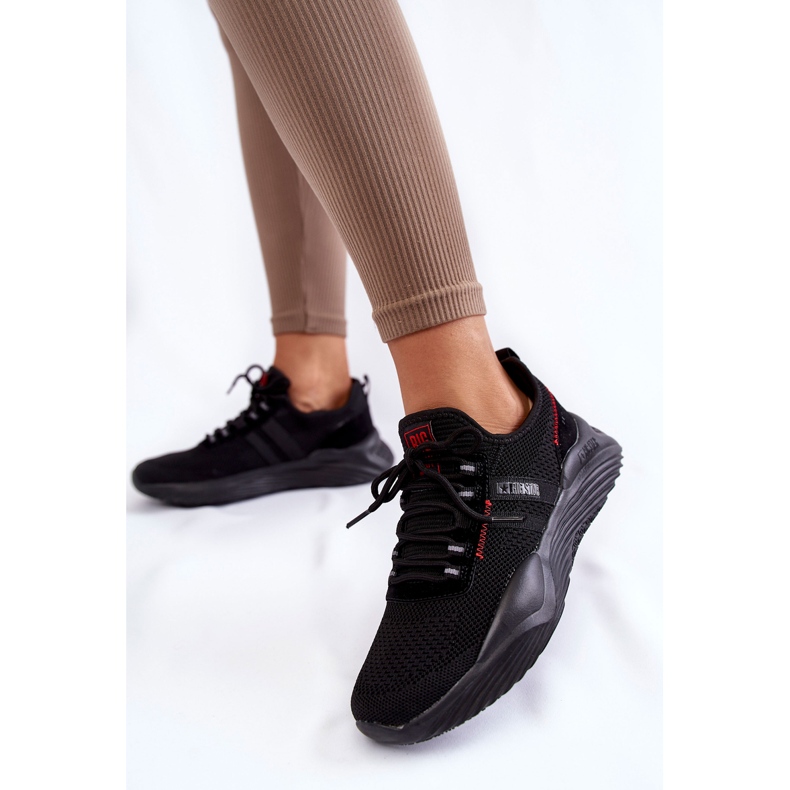 Pantofi de damă cu sistem de spumă cu memorie Big Star KK274345 Negri negru 2 Pantofi de damă cu sistem de spumă cu memorie Big Star KK274345 Negri negru 2