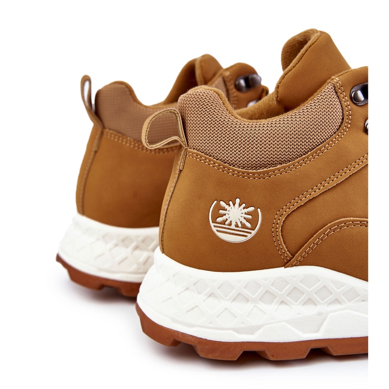 BM Pantofi de trekking calduri pentru bărbați Trappers Camel Otto maro 1