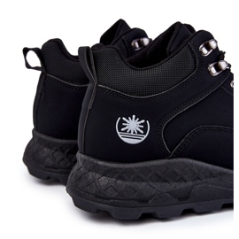 BM Otto Black Warm Trekking Pantofi Trappers pentru bărbați negru 1