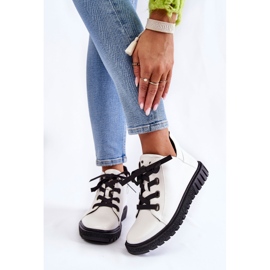 Pantofi din piele ecologică Sergio Leone PB210 Alb 1 Pantofi din piele ecologică Sergio Leone PB210 Alb 1