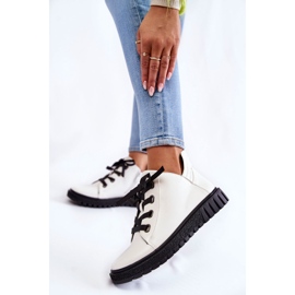 Pantofi din piele ecologică Sergio Leone PB210 Alb 2 Pantofi din piele ecologică Sergio Leone PB210 Alb 2