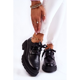 Pantofi din piele de damă La.Fi 210004B-PU Negru 1