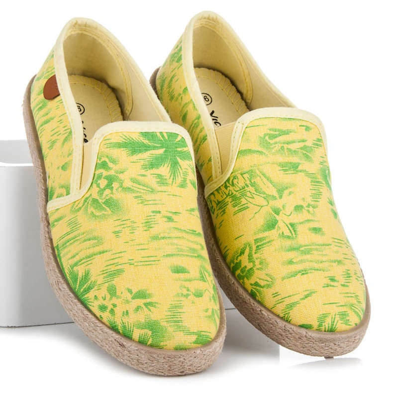 Vices espadrile Hawaii galben 1