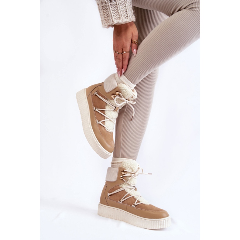 PL4 Cizme de zapada dama La.Fi 280072TA-QN Bej 1