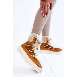 PL4 Cizme de zapada dama La.Fi 280072Y-QN Camel maro 2