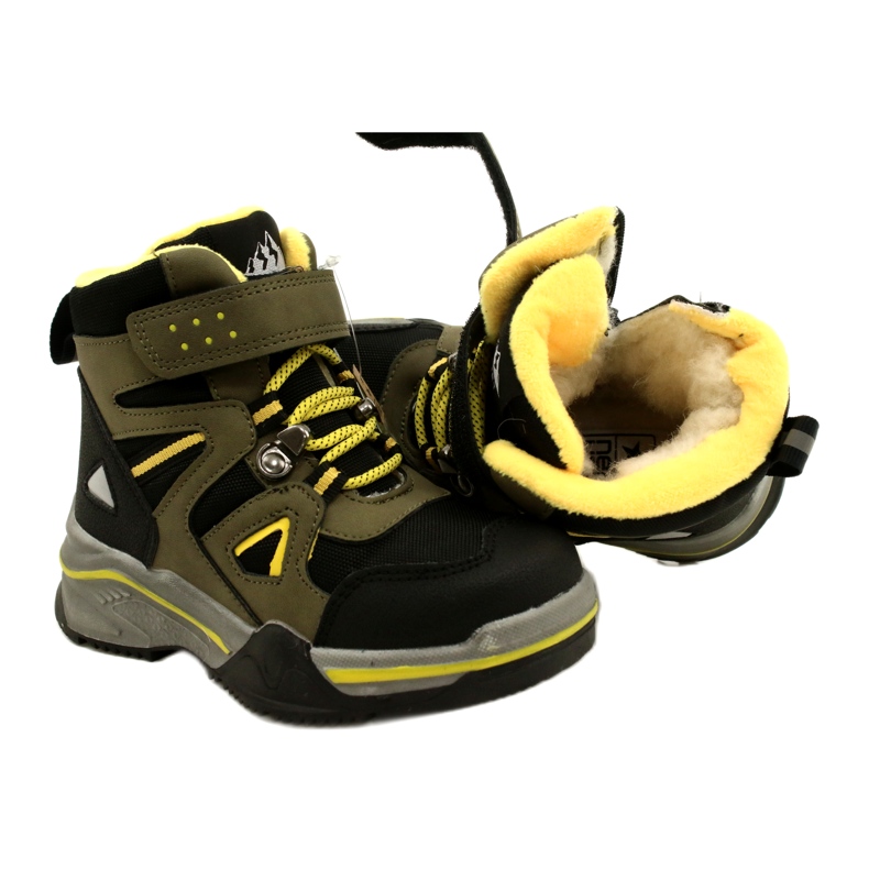 Cizme pentru copii Cizme izolate Kaki News 22DZ23-5259 verde 4