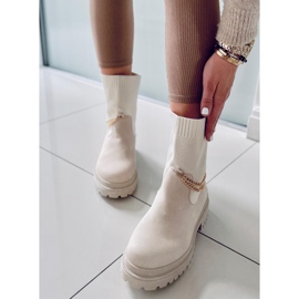 PA1 Cizme cu partea superioară flexibilă Jesse Beige bej 1 PA1 Cizme cu partea superioară flexibilă Jesse Beige bej 1