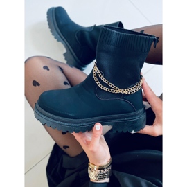 PA1 Cizme cu partea superioară flexibilă Jesse Black negru 2 PA1 Cizme cu partea superioară flexibilă Jesse Black negru 2