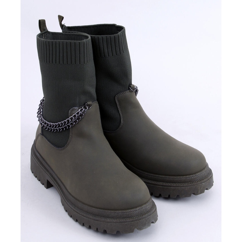 PA1 Cizme cu partea superioară flexibilă Jesse Blackish Green verde 2