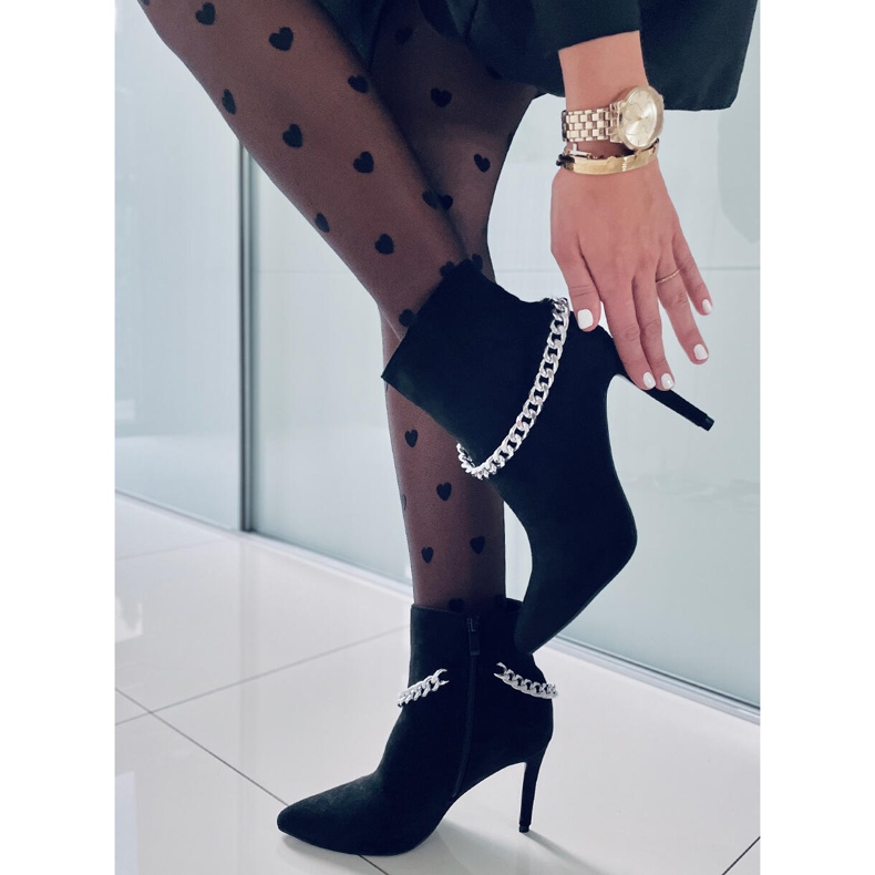 PA1 Vivica Cizme stiletto negre negru 1