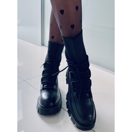 PA1 Cizme cu partea superioară flexibilă Thicke Black negru 1 PA1 Cizme cu partea superioară flexibilă Thicke Black negru 1