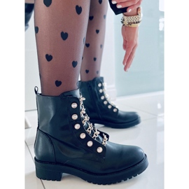 PA1 Cizme Military Prince Black Gold negru 2 PA1 Cizme Military Prince Black Gold negru 2