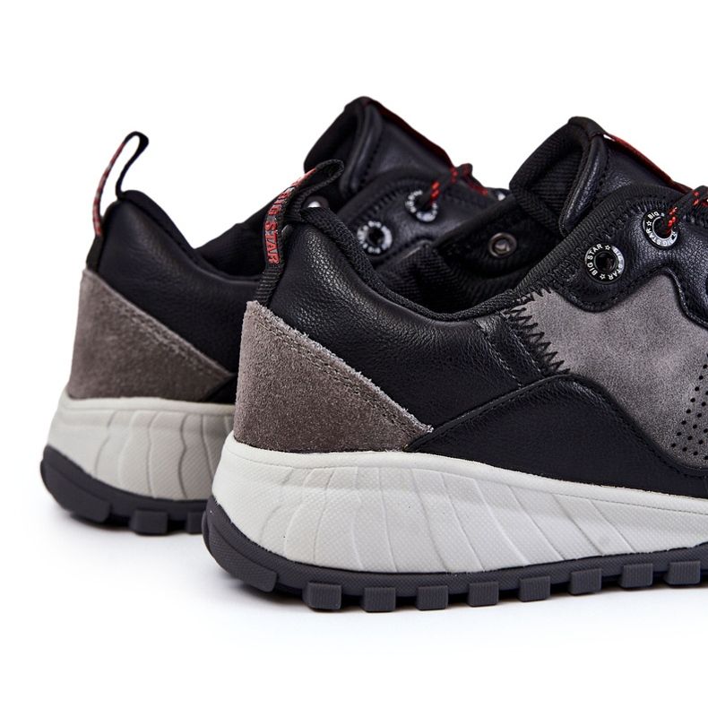 Pantofi sport clasici pentru bărbați cu spumă cu memorie Big Star KK174271 gri negru 1 Pantofi sport clasici pentru bărbați cu spumă cu memorie Big Star KK174271 gri negru 1