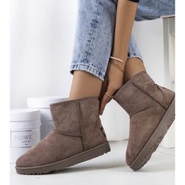 PA1 Cizme de zăpadă maro de damă de la Nanna 1