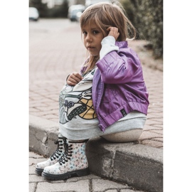 Ghete Copii Sclipici Cu Modele Reggie Multicolore argint 2