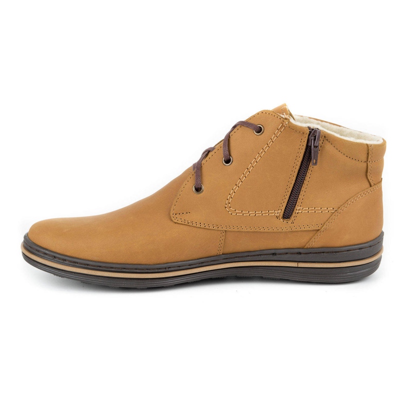 Polbut 339 pantofi roșii pentru bărbați maro portocale 1