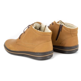 Polbut 339 pantofi roșii pentru bărbați maro portocale 4