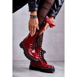 S.Barski Cizme de damă roșii Kognito HY56 roșu 3 S.Barski Cizme de damă roșii Kognito HY56 roșu 3