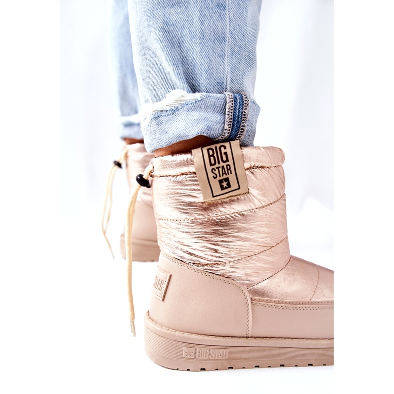 Cizme de zăpadă pentru femei Big Star II274121 Bej 3 Cizme de zăpadă pentru femei Big Star II274121 Bej 3