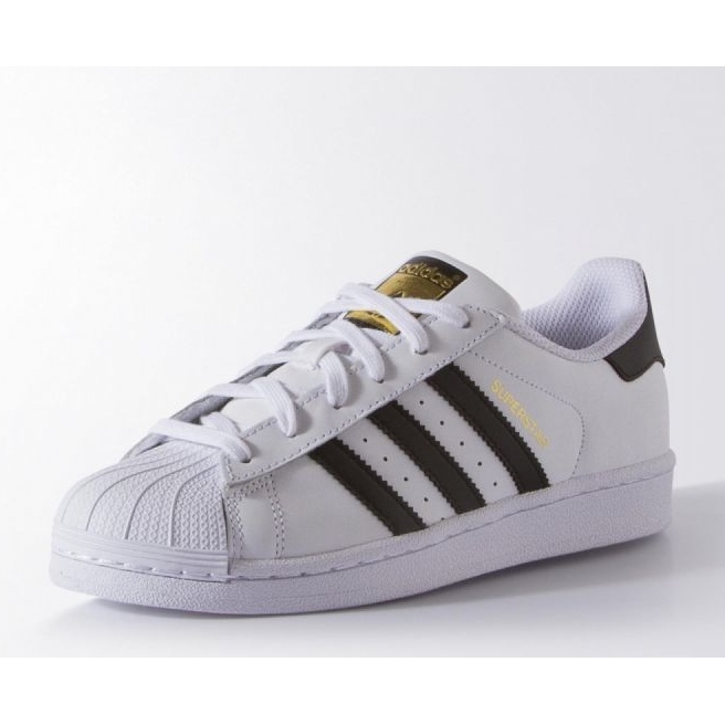 Pantofi Adidas Originals Superstar Fundation Jr C77154 alb 1