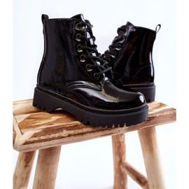 Vinceza Cizme Copii Lăcuite Cu Fermoar Negru Julie 1 Vinceza Cizme Copii Lăcuite Cu Fermoar Negru Julie 1