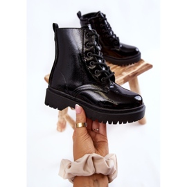 Vinceza Cizme Copii Lăcuite Cu Fermoar Negru Julie 2 Vinceza Cizme Copii Lăcuite Cu Fermoar Negru Julie 2