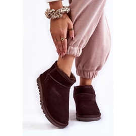 Cizme de zăpadă joase din piele intoarsa de dama Shelie maro 1 Cizme de zăpadă joase din piele intoarsa de dama Shelie maro 1