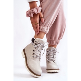 Cizme de damă calde gri deschis Lonne 1