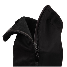 Cizme negre Filippo din piele intoarsa neagra negru 2