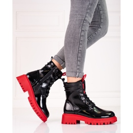 Lucratoare Shelovet cu talpa rosie negru 1