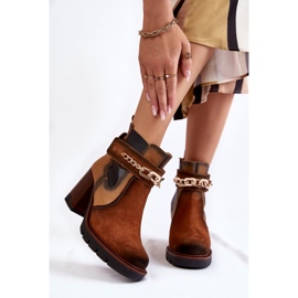 Ghete dama piele Maciejka 05781-29 Rosie bej maro 1