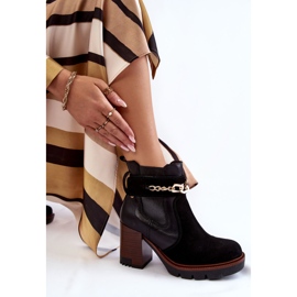 Ghete de dama piele Maciejka 05781-01 Negru 6