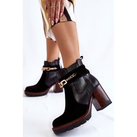 Ghete de dama piele Maciejka 05781-01 Negru 2