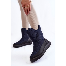 Cizme de zăpadă Winessa High Warm bleumarin albastru 2