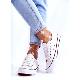 PJ1 Tenisi clasici de damă albi Be Mine 1