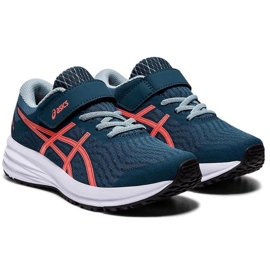 Pantofi Asics Patriot 12 Ps M1014A138-400 albastru 1