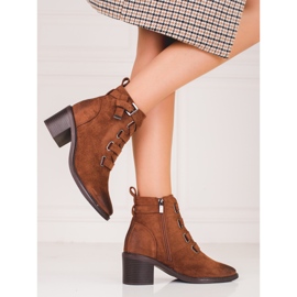 Botine de dama maro 1