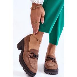 Vinceza Pantofi de dama din piele intoarsa cu toc inalt bej inchis Sanya maro 1 Vinceza Pantofi de dama din piele intoarsa cu toc inalt bej inchis Sanya maro 1