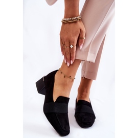 Pompe din piele intoarsa la moda La.Fi 230033B-SU Negru 1