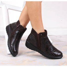 Botine cu crosetat izolat T.Sokolski W SCA176B maro 1 Botine cu crosetat izolat T.Sokolski W SCA176B maro 1