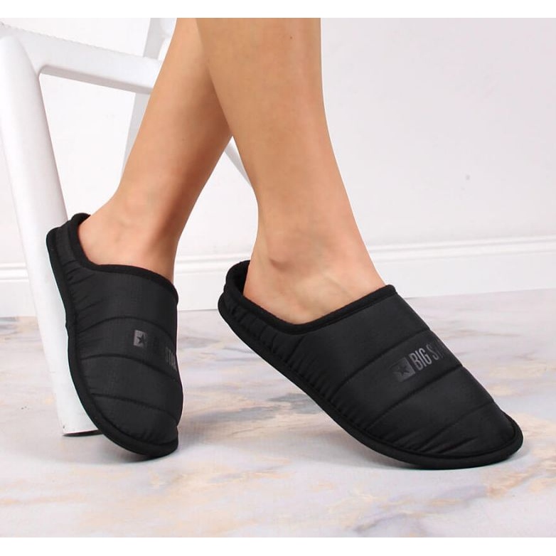 Papuci izolați Big Star INT1773B negru 1