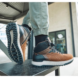 Pantofi maro barbatesti Rieker U0161-42 1