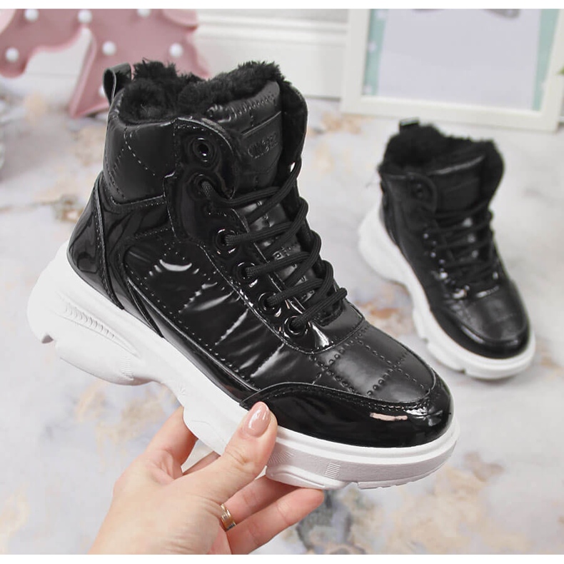 Pantofi sport dama, metalizati, izolati negru Vinceza 1 Pantofi sport dama, metalizati, izolati negru Vinceza 1